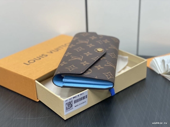WIS Vuitton Louis WALLET-19*10.5*2cm SARAH 0809